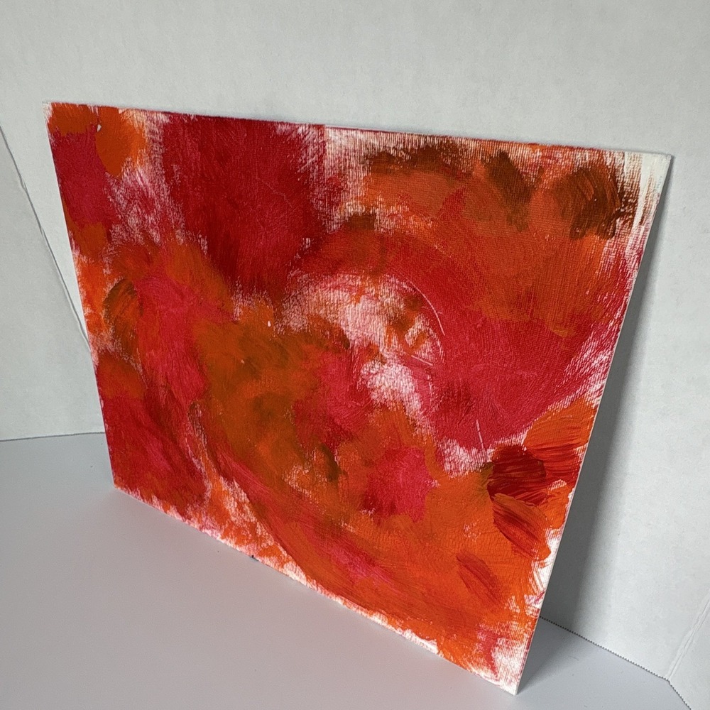 "Rising‎ PAIN to PASSIOn," 2025 Abstract Canvas Painting - Picture 4 of 11
